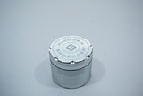 vaporsandthings.com:6pk 2.2" Aluminum Grinder, 4 part, Silver