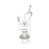 vaporsandthings.com:12.2" Holistic Recycler with Inline Perc. Bent mouthpiece. Recycler Arm. White