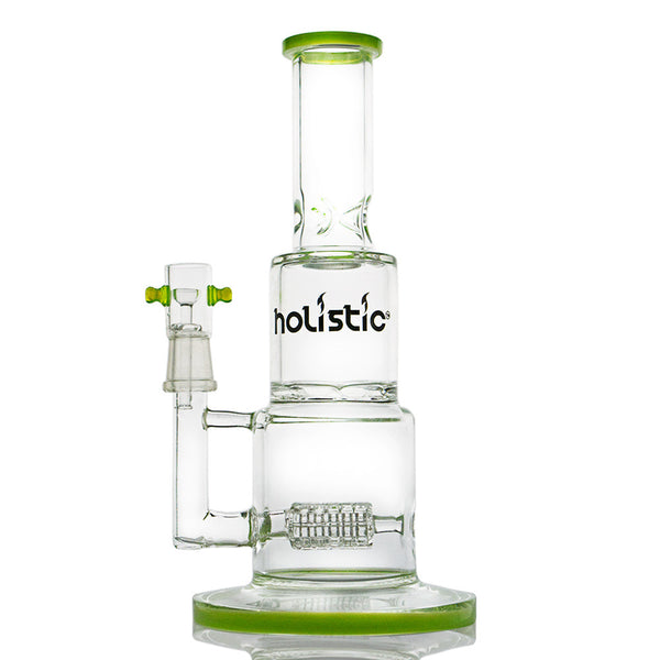 vaporsandthings.com:Holistic Tube with Fixed Inline Barrel Perc and Disc Perc. Ice Pinch. Slyme.