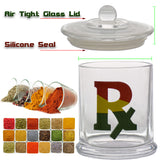 vaporsandthings.com:Rasta RX Graphic Glass Jar