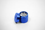 vaporsandthings.com:6pk 1.5" Aluminum Grinder, 4 part, Blue