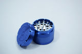 vaporsandthings.com:6pk 2.2" Aluminum Grinder, 4 part, Blue