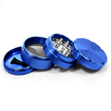 vaporsandthings.com:6pk 2.2" Aluminum Grinder, 4 part, Blue