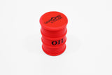 vaporsandthings.com:Vapors & Things 1.6in Red Oil Drum Silicone Container