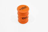 vaporsandthings.com:Vapors & Things 1.6in Orange Oil Drum Silicone Container