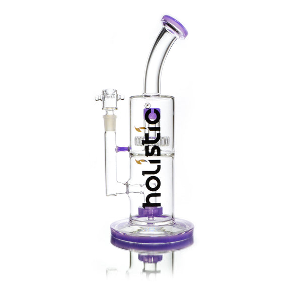 vaporsandthings.com:Holistic 12 Inch Dry Herb Bubbler with Dual Showerheads