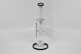 vaporsandthings.com:Holistic 15 Inch Dry Herb Bubbler with Dual Fixed Barrel Percs