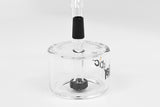 vaporsandthings.com:5.5" Black Mini Bubbler w. Single Fixed Showerhead