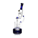 vaporsandthings.com:Holistic Microscope 5 Perc Waterpipe. Heady Glass. Blue.