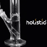 Holistic Glass Straight Animation  16in Straight Tube Waterpipe with extra Thick Joint