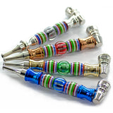 vaporsandthings.com:1Pc Multicolor Glass Bead High-Grade Creative Tobacco Smoke Pipes with Metal Pipe Screens